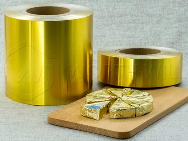 Gold Aluminum Foil Nice Application