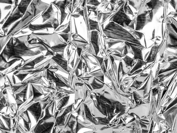 Silver aluminum foil