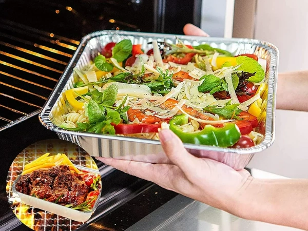 Aluminum foil box baking