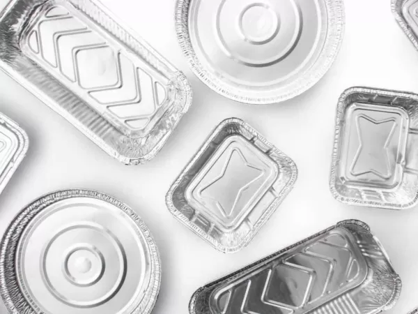 aluminium containers in microwave