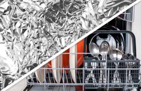 Aluminum Foil in Dishwasher