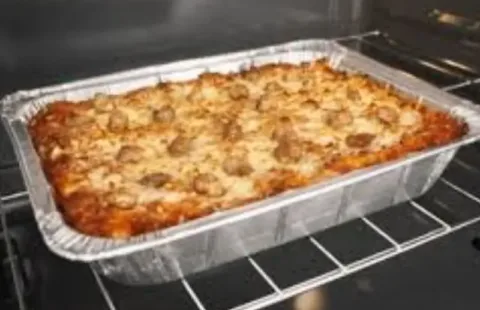 Aluminium Foil in Oven