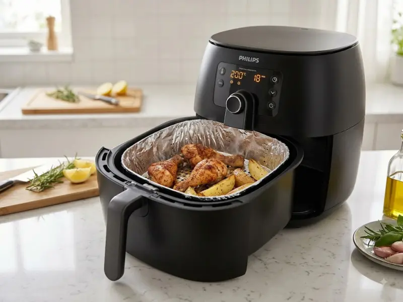 Aluminium Foil Air Fryer