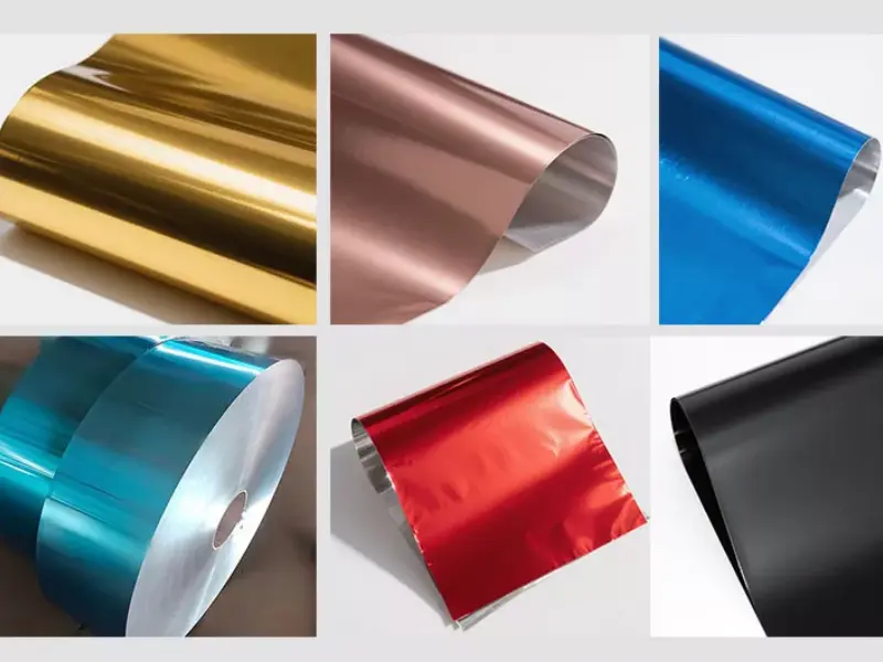 Colored Aluminum Foil Rolls